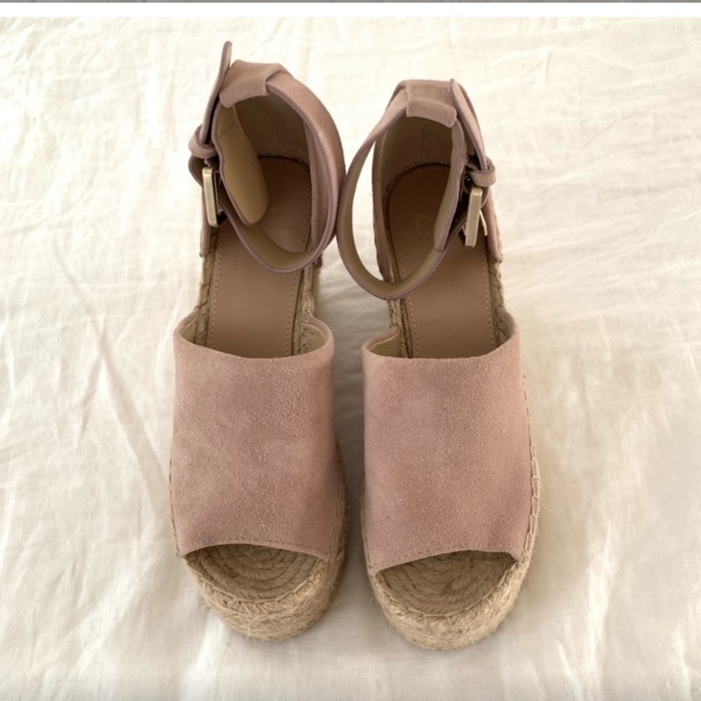 Marc Fisher Adalyn Platform Wedge blush size 10 - Picture 5 of 9